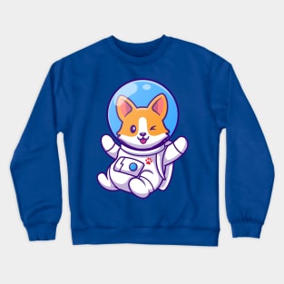 Astronaut Puppy Crewneck Sweatshirt